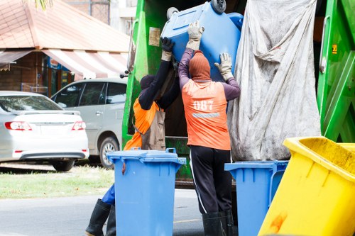 Eco-friendly waste disposal during flat clearance