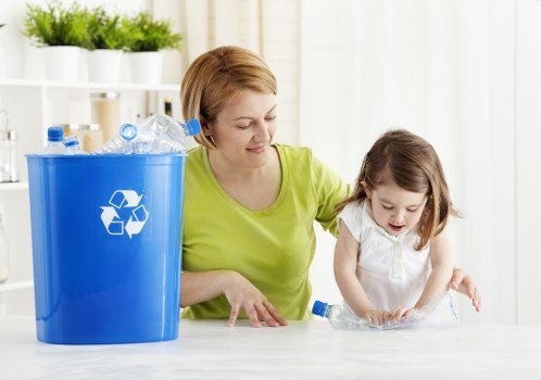 Family enjoying a clutter-free home after clearance